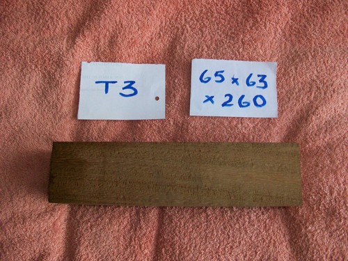Hartholzklotz teak 260 - -,