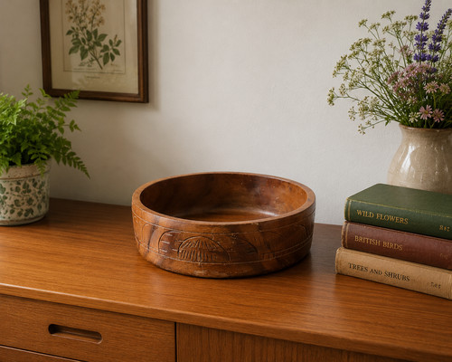 Vintage große teak - vintage,