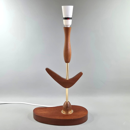 Rare vintage atomic teak table - atomic,
