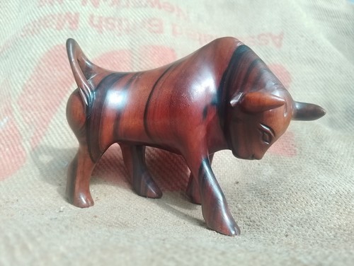 Vintage mid century bull teak - century,